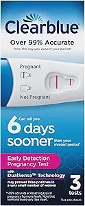 Clearblue Early Detection Pregnancy Test, 3 Ct