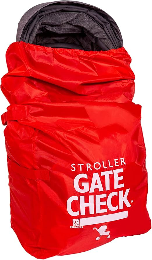 J.L. Childress Gate Check Bag for Single & Double Strollers - Stroller Bag for Airplane - Large Stroller Travel Bag for Airplane - Air Travel Stroller Bag