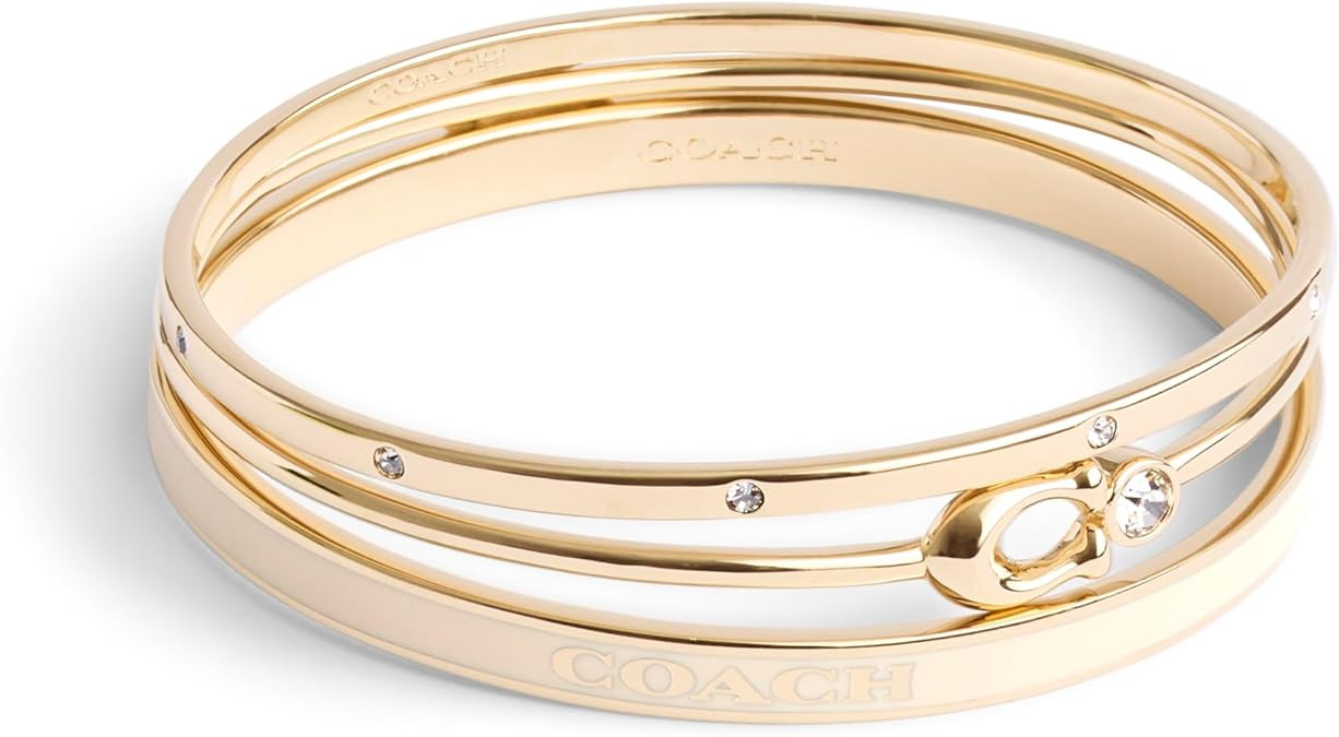 Coach Signature Trio Bangle Set