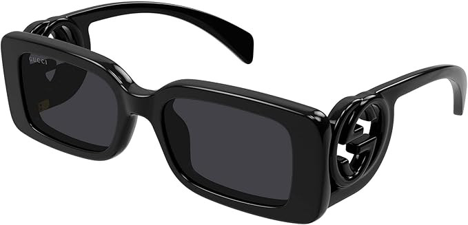 Gucci Women's Chaise Lounge Narrow Rectangular Sunglasses
