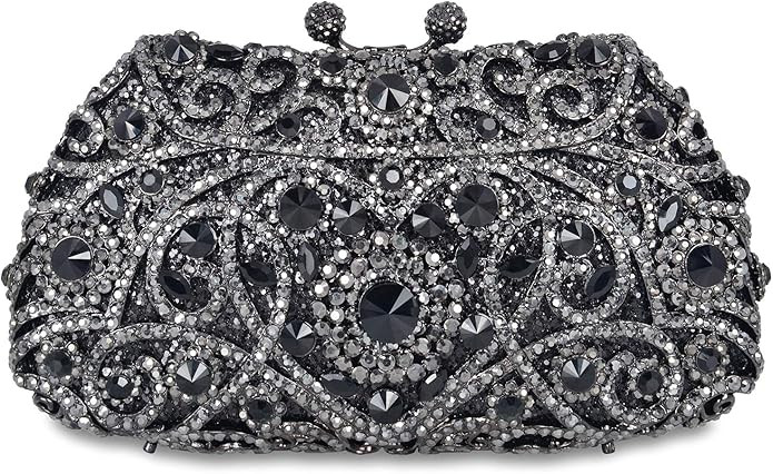 Formal Rhinestone Crystal Clutch Evening Wedding Bag For Women