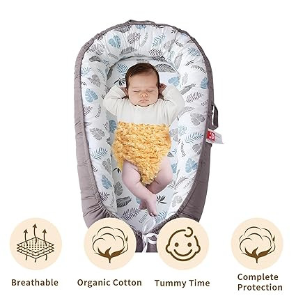 Baby Lounger, Snuggle Nest Infant Lounger, Co Sleeper for Newborn Essentials